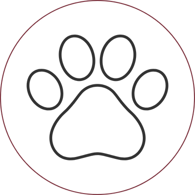 Icon Pfote - Andenken im Sterbefall von Haustieren.